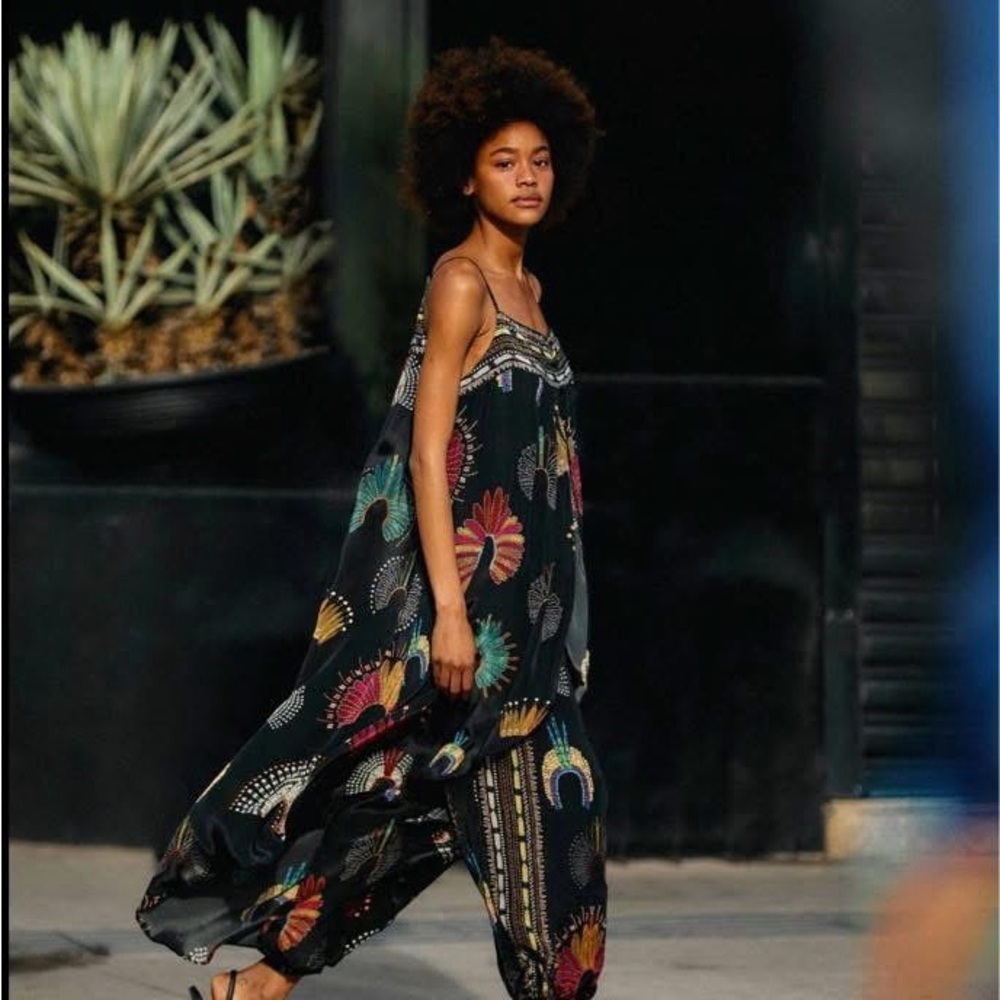L3. FARM Rio Colorful Floral tunic
